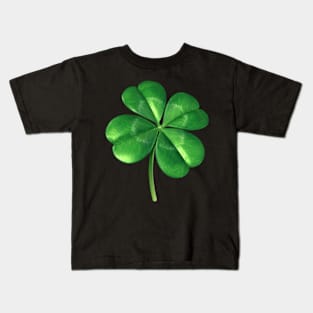 Lucky Four-Leaf Clover Kids T-Shirt